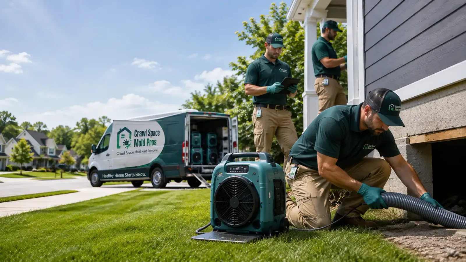 Crawl Space Mold Removal in Dale, IN